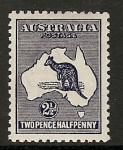 1919 Australia SG.36b    2½d deep Indigo M/M