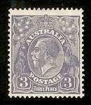 1928 Australia SG.100  3d dull ultramarine Die1 M/M