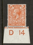 King George V  2d control D14
