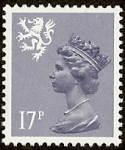 17p grey blue Type II SG.  S43a
