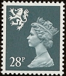 28p dp. bluish grey SG. S75a