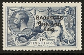 KGV 10/- blue SG.88a
