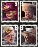 2011 Falkland Islands 85th Birthday Queen Elizabeth II SG.1198-201 MNH