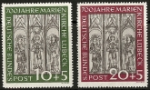 1951 West Germany SG1065/6 700th Anniversary  of St. Mary's Church. 2 values  LMMint