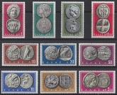 1959 Greece. SG.799/808 Ancient Greek Coins set 10 values U/M