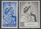 Antigua - 1948 Royal Silver Wedding SG.112/3 U/M (MNH)