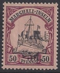 German Post Office Marshall Islands  Australian Occupation SG.57 50pf overprinted