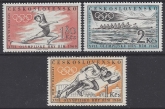 1960 Czechoslovakia - SG.1163-5  Olympic Games Rome  set 3 values U/M (MNH)