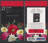 2001 Canada -  Canadian Roses Booklet SB257 U/M