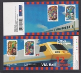 1998 Canada Circus Booklet SB223 U/M