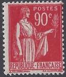 1932  France  SG.511 'Peace' 90 cent scarlet. M/M