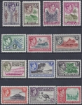 1939 British Solomon Islands SG.60/72 definitive set of 13 values u/m (MNH)