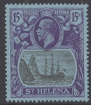 1922 St.Helena SG.113 -  KGV 15/-   unmounted mint (MNH)