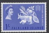 1963 Falklands - SG.211 Freedom From Hunger. u/m (MNH)
