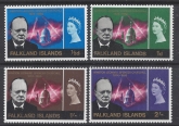 1966 Falkland Islands - SG.223-6  Churchill Commemoration u/m (MNH)