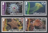2012 Falkland Islands SG.1207-10 Marine life set 4 values U/M (MNH)