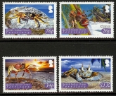 2004 British Indian Ocean Territory  SG.308-11 Crabs set 4 values U/M (MNH)