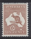 1923 Australia - SG.73 6d chestnut mounted mint.