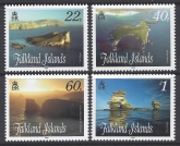 2008 Falkland Islands - SG.1112-5  Stacks & Buffs 1st series  set 4 values U/M (MNH)