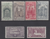 1931 Portugal - SG.853-8 Death Anniversary St. Anthony set 6 values mounted mint.