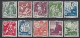 1941 Portugal SG.932-41 'Costumes' set 10 values mounted mint.