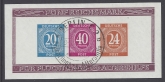 1946 Germany - Allied Occupation - American, British & Soviet Russian Zones - SG. MS925ab  mini sheet  Imperf. very fine used.