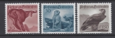 1947 Liechtenstein SG.255-7 Animals set 3 values U/M (MNH)