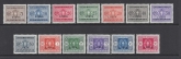1934 Libya - SG. D68-80 Postage Dues - stamps of Italy overprinted 'Libia' set 13 values mounted mint.