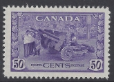 1942 Canada SG.387  50c violet.  (Munitions Factory) u/m (MNH)