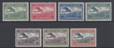 1925 Albania - SG.186-92  Air set 7 values  M/M.