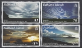 2015 Falkland Islands - SG.1334-7 Clouds - set 4 values U/M (MNH)