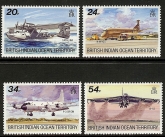 1992 British Indian Ocean Territory - SG.124-7 Visiting Aircraft u/m (MNH)