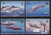1998 British Indian Ocean Territory - SG.220 - 3  International Year of The Ocean. set 4 values  u/m (MNH)