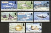 2005 British Indian Ocean Territory - SG.336-43  Sharks & Rays set 8 values  u/m (MNH)