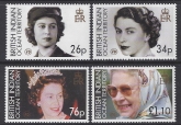2006  British Indian Ocean Territory - SG.348-51 80th Birthday of Queen Elizabeth II. set of 4 values  u/m (MNH)