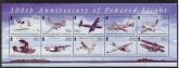 2003 British Indian Ocean Territory. MS.294 Centenary of Powered Flight. mini sheet   u/m (MNH)