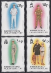1996 British Indian Ocean Territory - SG.189-92 Uniforms set 4 values  u/m (MNH)