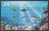 2007  British Indian Ocean Territory - MS.356 Marine Life 3rd series Parrotfish. mini sheet   u/m (MNH)