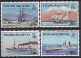 1991 British Indian Ocean Territory - SG.115-8  Visiting Ships.  set 4 values  u/m (MNH)