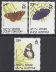 1994 British Indian Ocean Territory - SG.152-4  - Butterflies.  set 3 values  u/m (MNH)