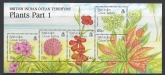 2001 British Indian Ocean Territory -  MS.259  Plants 1st Series .Flowers. mini sheet.  u/m (MNH)
