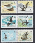 2007  British Indian Ocean Territory. - SG.366-71  Birdlife International. Pomarine Skua. set 6 values   u/m (MNH)