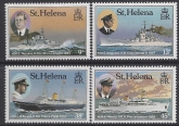 1987 St. Helena SG.501-4 Royal Visits to St. Helena set  4 values U/M (MNH)
