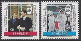 1986 St. Helena SG.486-7  Royal Wedding. set 2 values U/M (MNH)