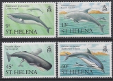 1987 St. Helena SG.509-12 Marine Mammals  set  4 values U/M (MNH)