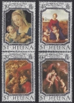 1989 St. Helena SG.549-52 Christmas Religious Paintings. set 4 values U/M (MNH)