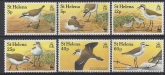 1993 St Helena - SG.630-5  Endangered Species , St. Helena Sand Plover. set of 6 values U/M (MNH)