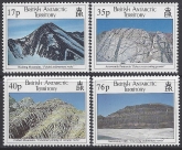 1995 British Antarctic. SG.256-9  Geological Structures.  set 4 values U/M (MNH)
