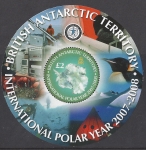 2007 British Antarctic. MS460 International Polar Year 2007-8.  mini sheet. U/M (MNH)