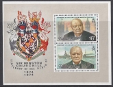 1974 Falkland Islands  - MS.306 Birth Centenary of Sir Winston Churchill mini sheet U/M (MNH)